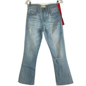 Current/Elliott Jeans Women's Size 29" Blue The Kick Cropped Stretch Denim NWT